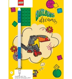 LEGO® Lego®>Notesbog m. Gel Pen - Building Dreams