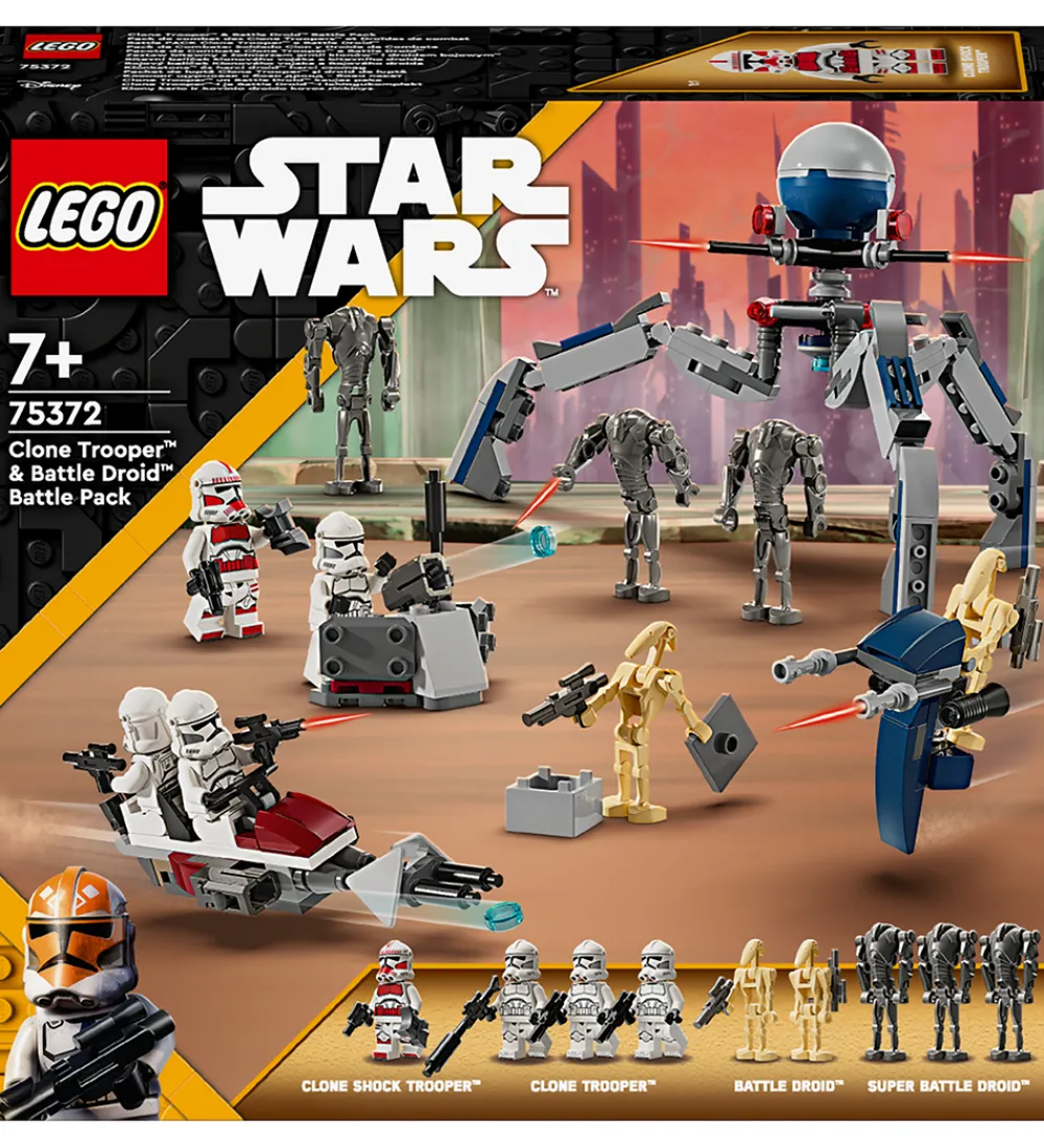 LEGO® Lego®>Star Wars - Battle Pack Med Klonsoldat... 75372 - 215 Dele
