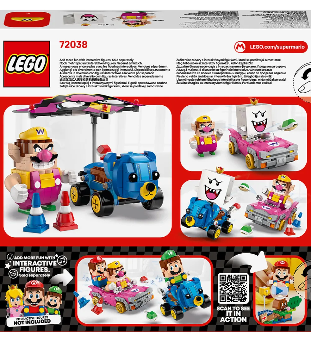 LEGO® Lego®|Konstruktionslegetøj>Super Mario - Mario Kart Wario Og King Boo 72038 - 512 Del