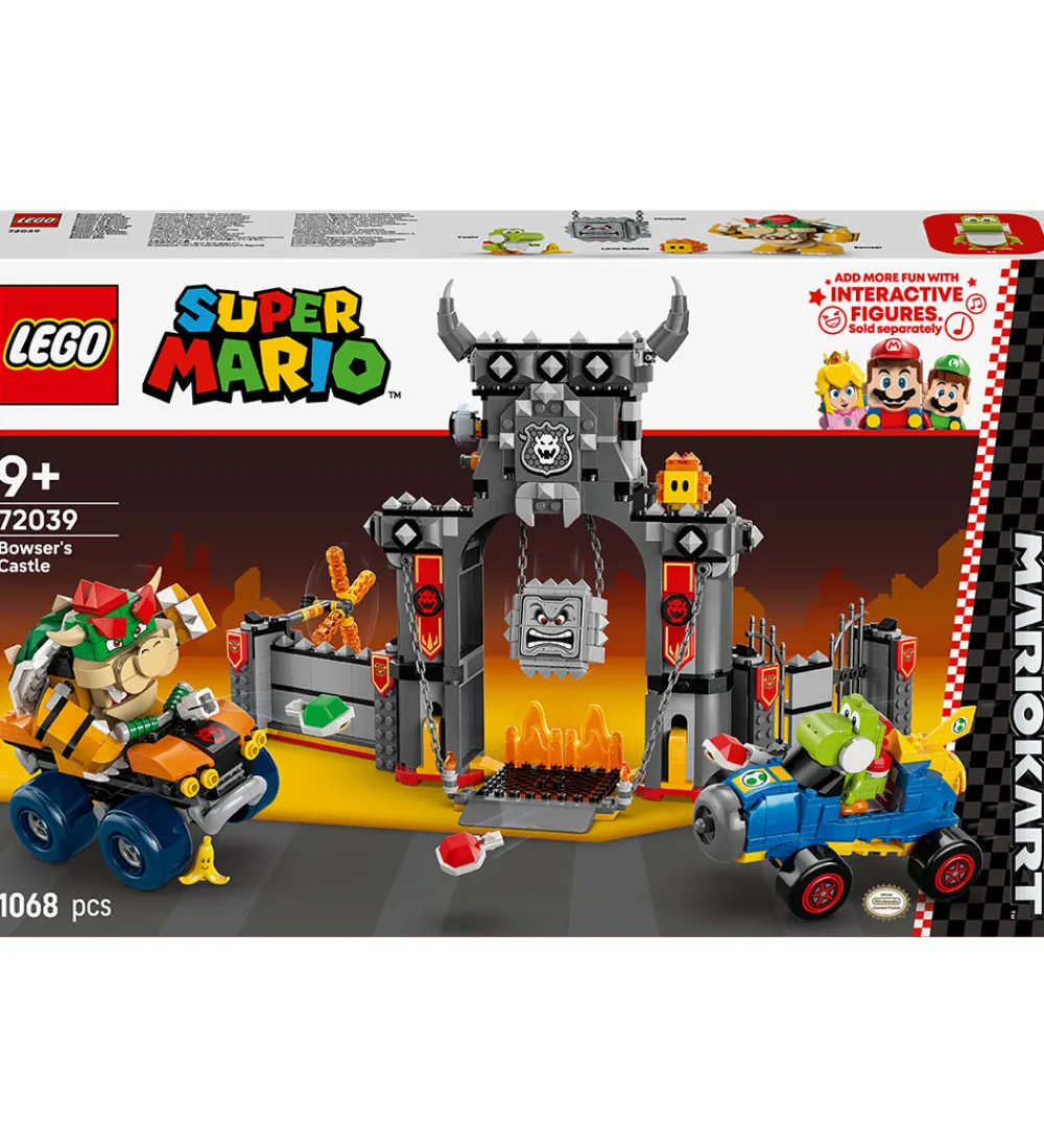LEGO® Lego®|Konstruktionslegetøj>Super Mario - Mario Kart Bowser's Castle 72039 - 1068 Dele