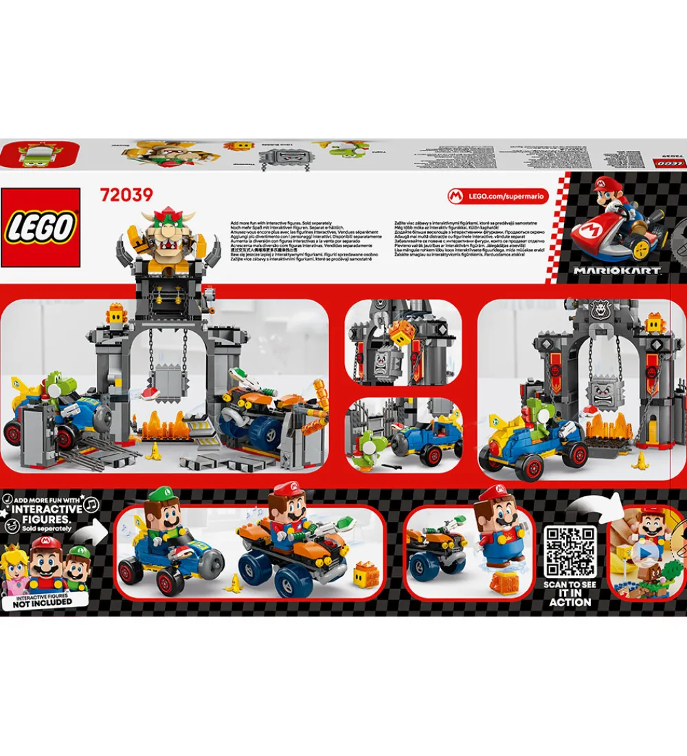 LEGO® Lego®|Konstruktionslegetøj>Super Mario - Mario Kart Bowser's Castle 72039 - 1068 Dele