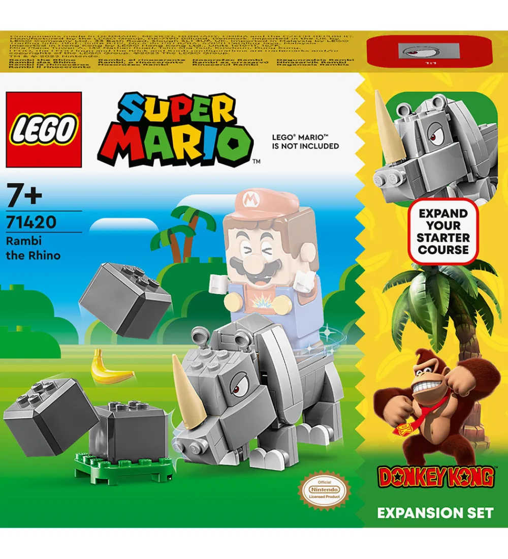 LEGO® Lego®>Super Mario - Næsehornet Rambi - Udv. 71420 - 106 Dele
