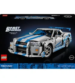 LEGO® Lego®|Konstruktionslegetøj>Technic - 2 Fast 2 Furious Nissan Sky... 42210 - 1410 Dele