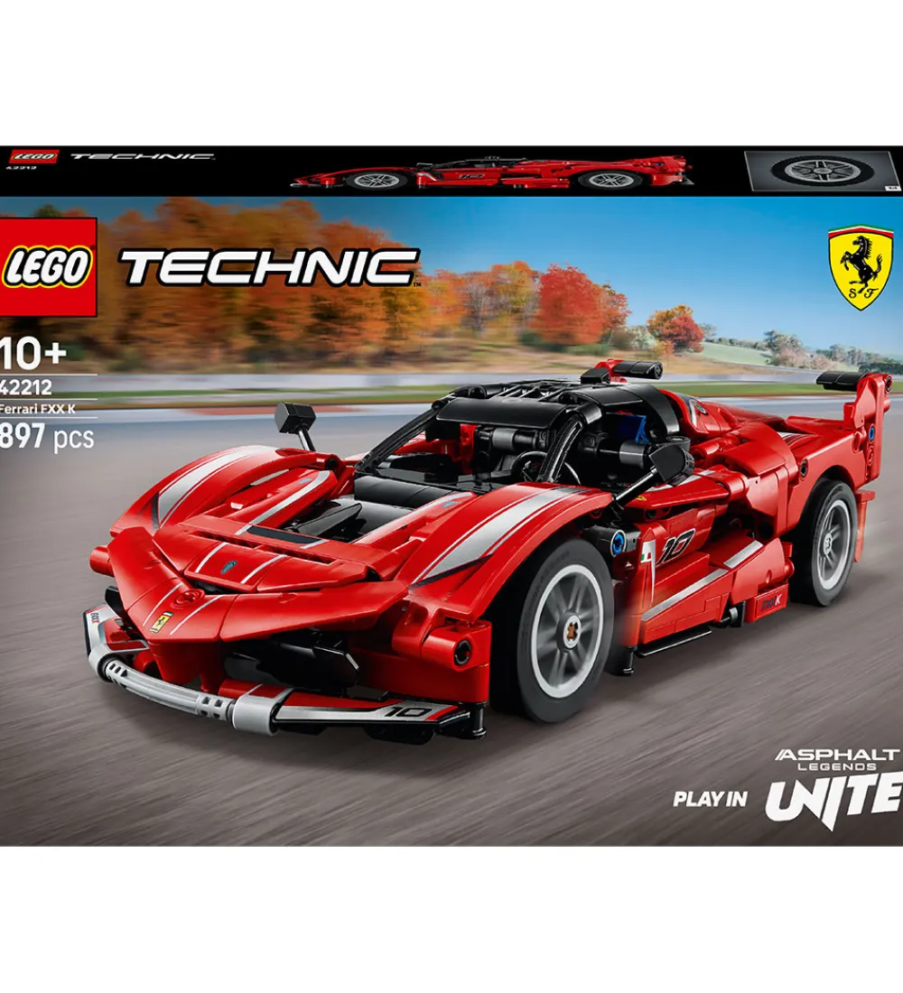 LEGO® Lego®|Konstruktionslegetøj>Technic - Ferrari FXX K 42212 - 897 Dele