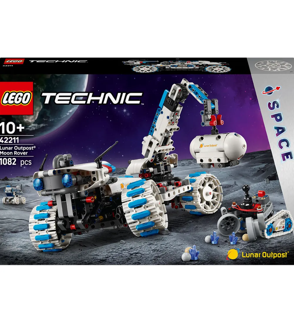 LEGO® Lego®|Konstruktionslegetøj>Technic - Lunar Outpost Månerover Rumfartøj 42211 - 1082 D