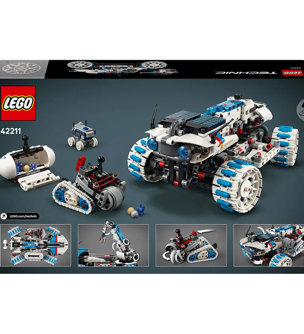 LEGO® Lego®|Konstruktionslegetøj>Technic - Lunar Outpost Månerover Rumfartøj 42211 - 1082 D