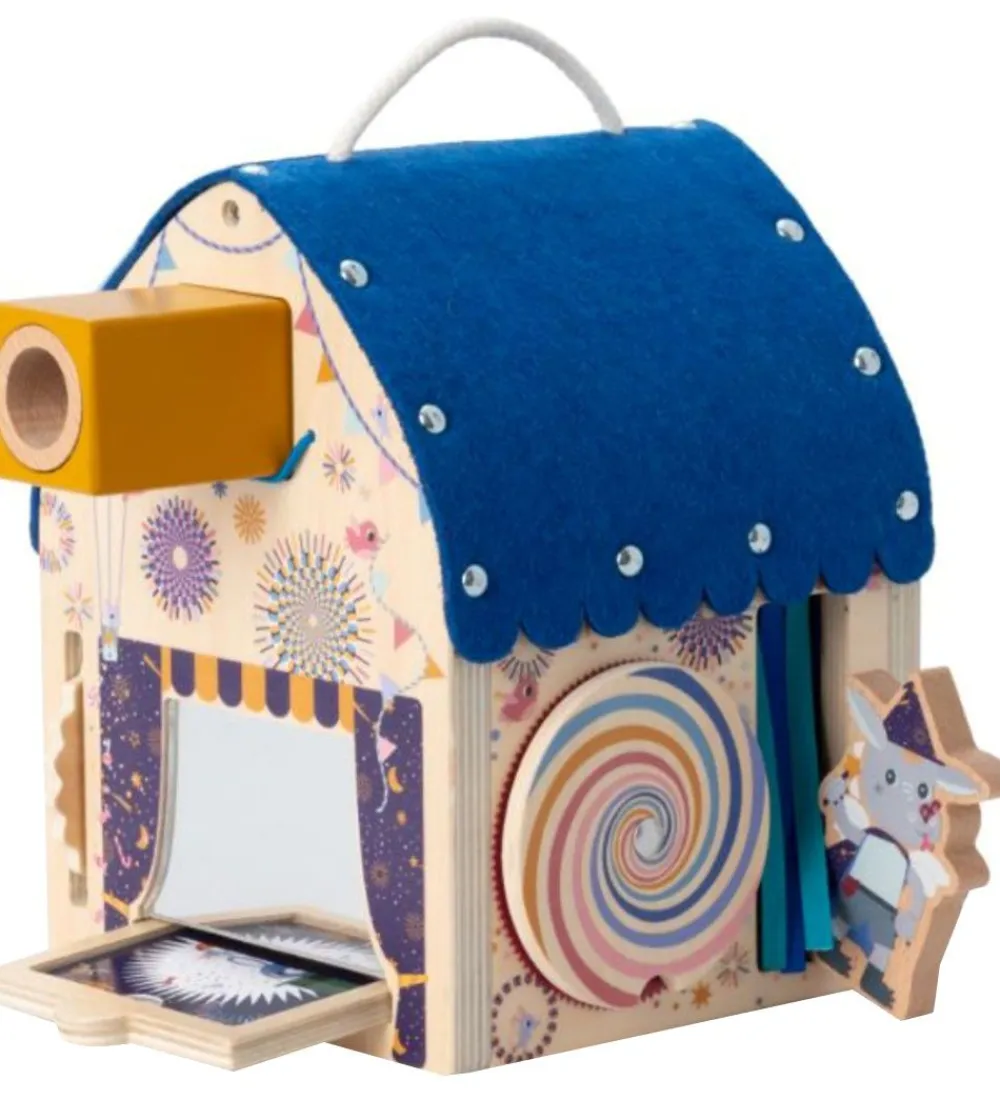 Lilliputiens Aktivitetslegetøj>Aktivitetshus - Illustionist's Discovery House
