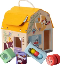 Lilliputiens Aktivitetslegetøj>Aktivitetshus - Sound And Shapes Discovery House