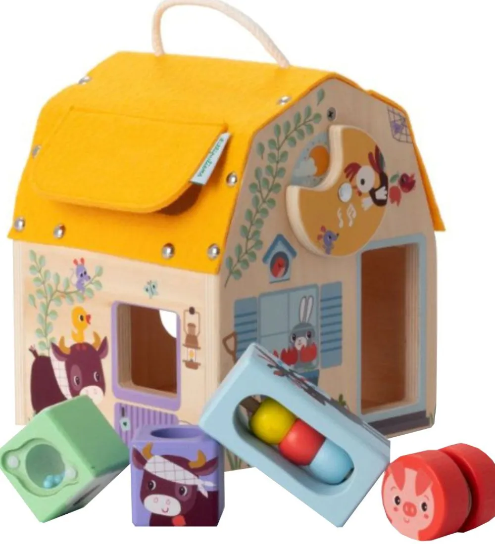 Lilliputiens Aktivitetslegetøj>Aktivitetshus - Sound And Shapes Discovery House