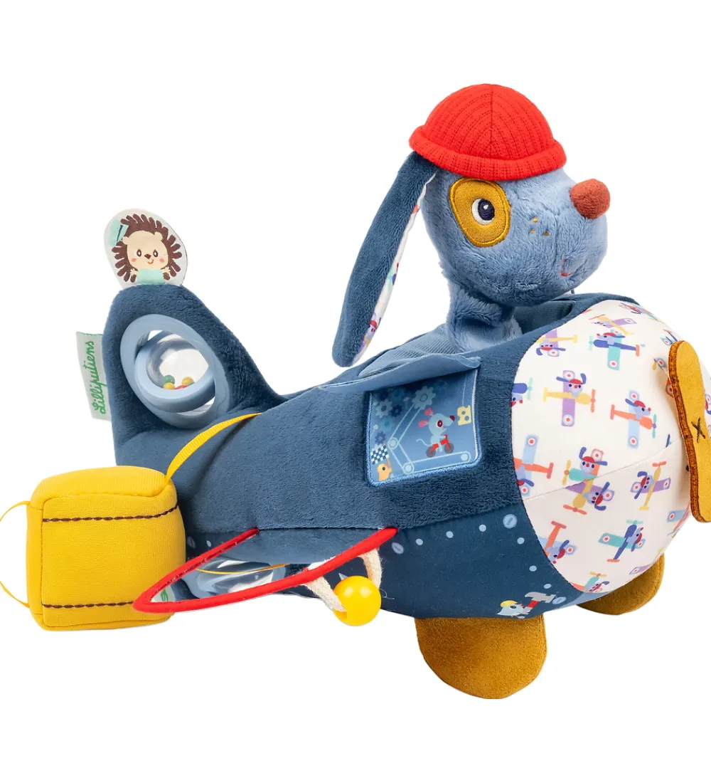 Lilliputiens Babylegetøj|Aktivitetslegetøj>Aktivitetslegetøj - Hunden Jules Flyvemaskine