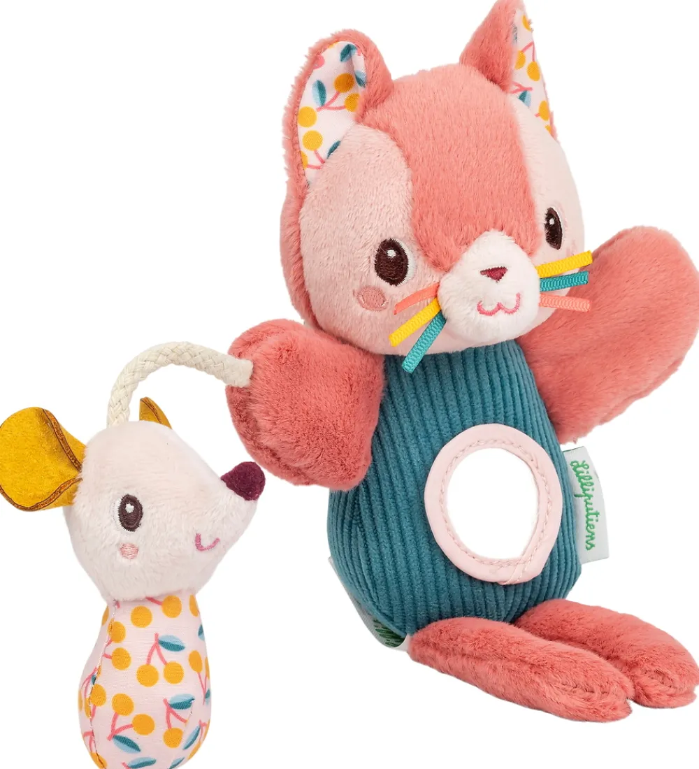 Lilliputiens Babylegetøj|Aktivitetslegetøj>Aktivitetslegetøj - Hånddukke - Katten Jeanne