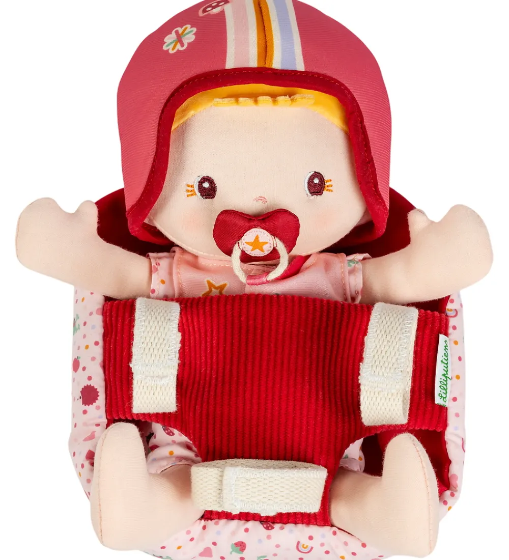 Lilliputiens Dukker Og Tilbehør>Dukke m. Cykelstol - Baby Lena