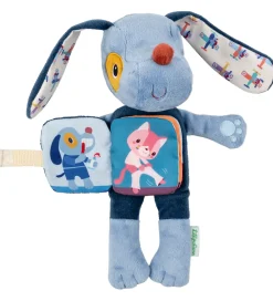 Lilliputiens Babylegetøj|Aktivitetslegetøj>Krammebog - Selvlysende - Hunden Jules