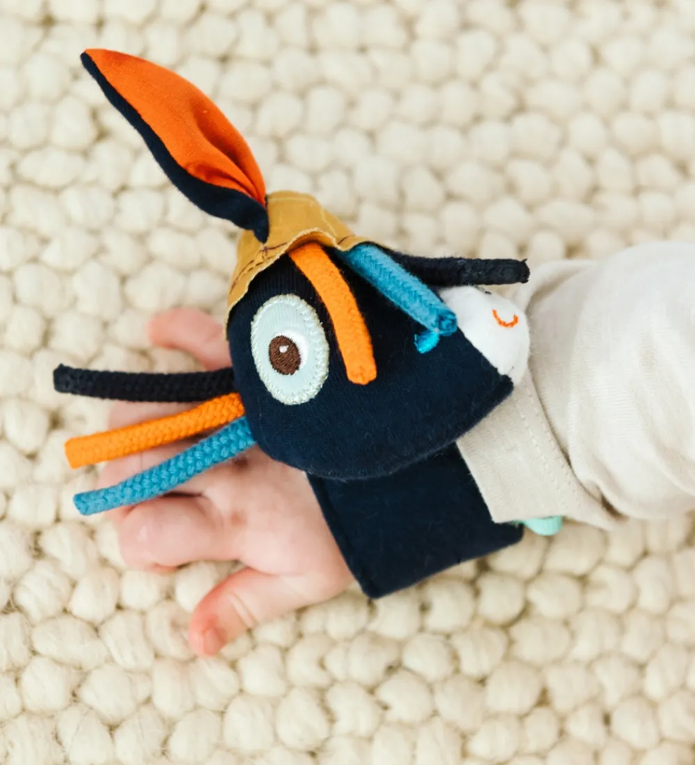 Lilliputiens Gribelegetøj>Rangle m. Armbånd - Ignace - Navy