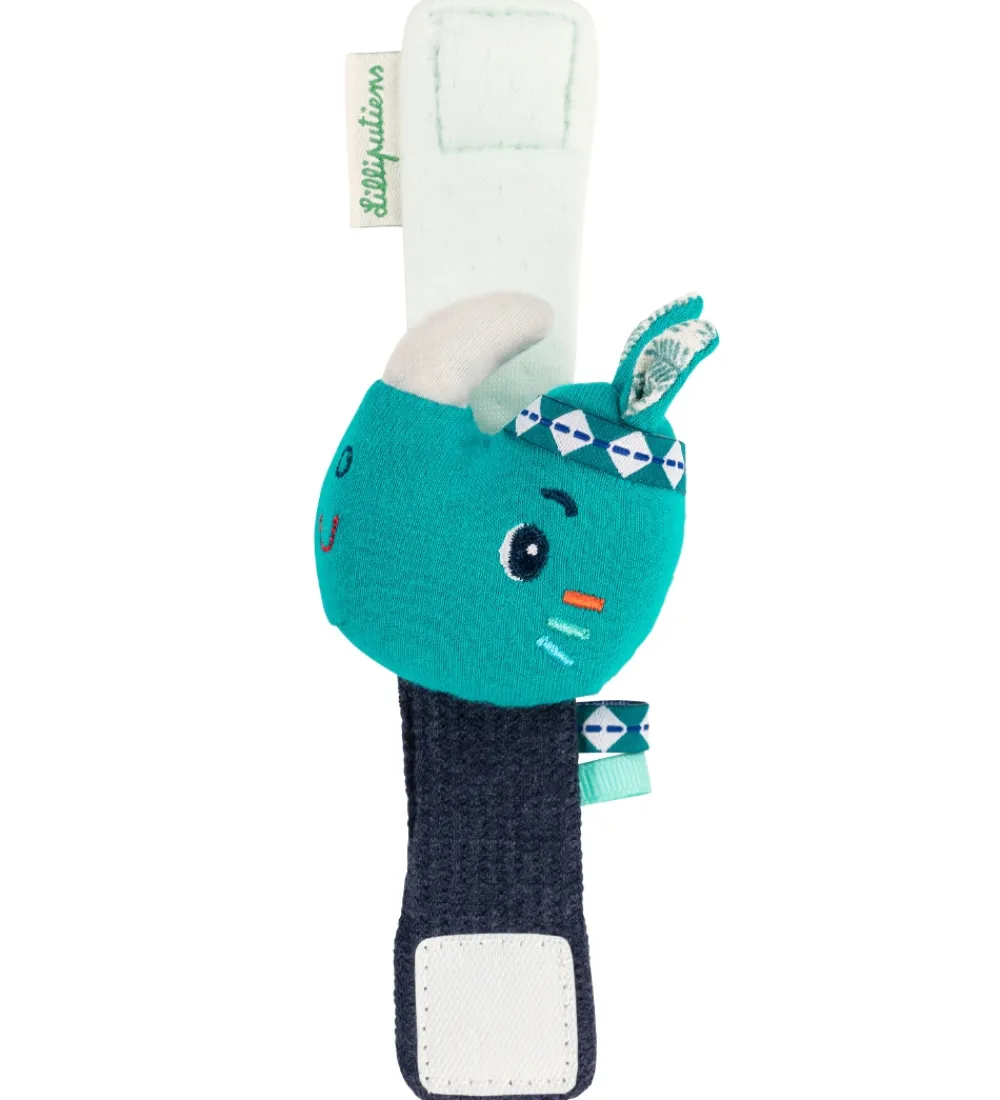 Lilliputiens Gribelegetøj>Rangle m. Armbånd - Marius - Lyseblå