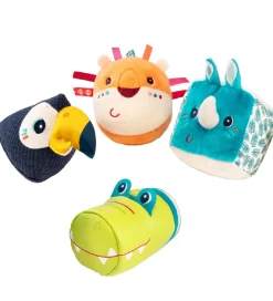 Lilliputiens Gribelegetøj>Rangler - 4 stk. - Jungledyr