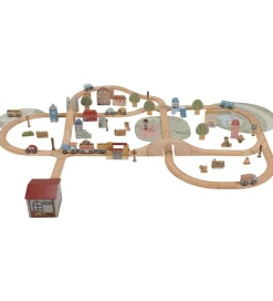 Little Dutch Trælegetøj|Biler, Tog Og Køretøjer>Bilbane - Træ - Multi - 113 Dele
