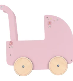 Little Dutch Dukker Og Tilbehør>Dukkevogn - Træ - Rosa