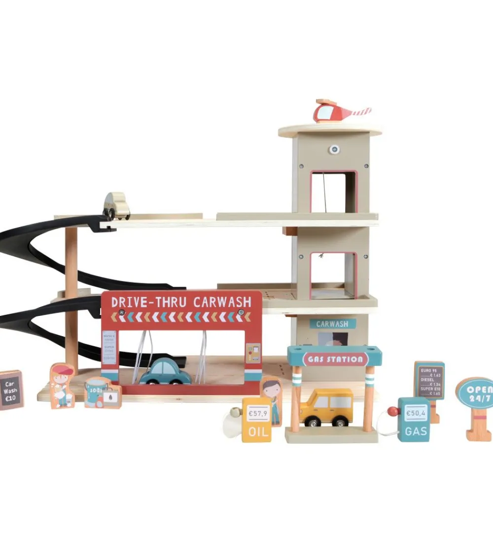 Little Dutch Trælegetøj>Garage - Træ