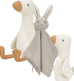 Little Dutch Bamser|Babylegetøj>Gaveæske - 3 Dele - Strik - Kanin/Ænder - Hvid