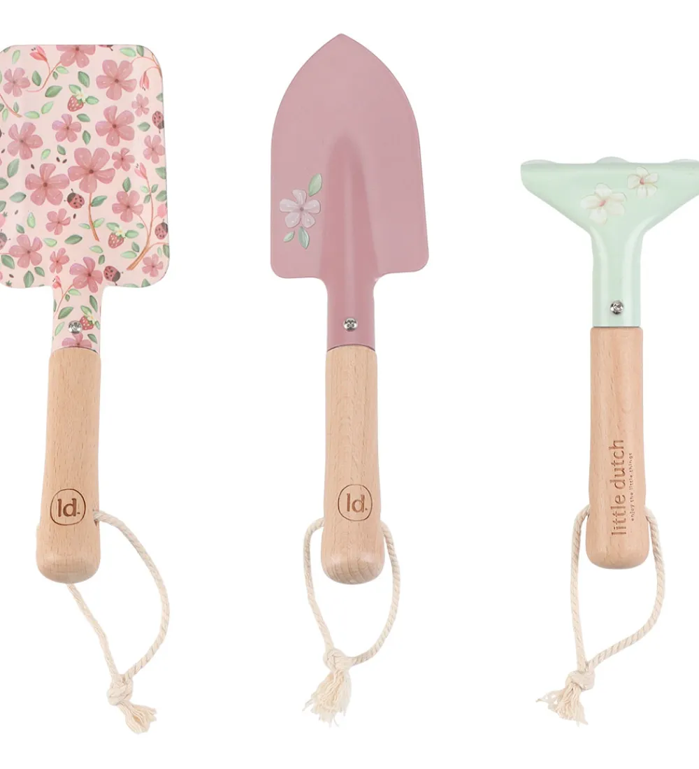 Little Dutch Udeleg Og Udendørs Legetøj>Haveredskaber - 3-pak - Fairy Garden - Pink