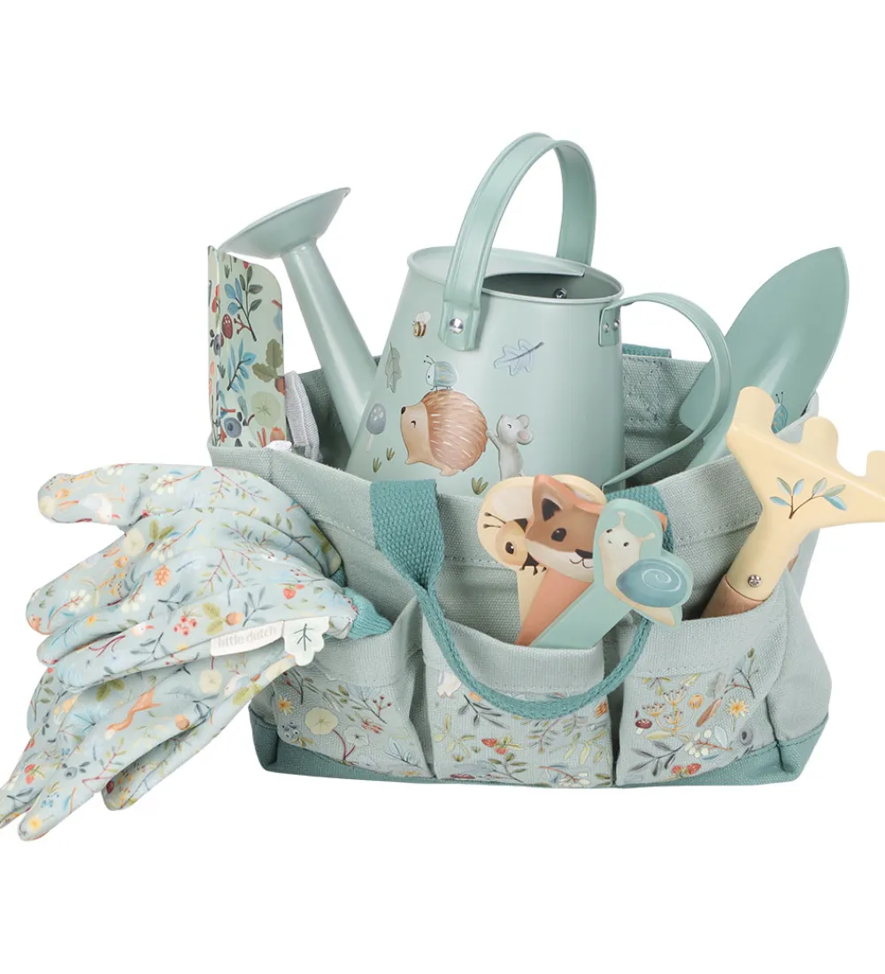 Little Dutch Udeleg Og Udendørs Legetøj>Havesæt - 10 Dele - Forest Friends - Blå