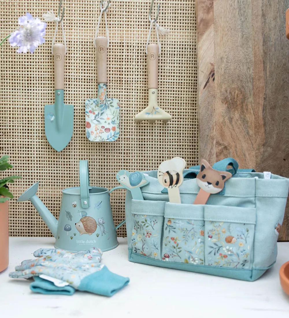 Little Dutch Udeleg Og Udendørs Legetøj>Havesæt - 10 Dele - Forest Friends - Blå