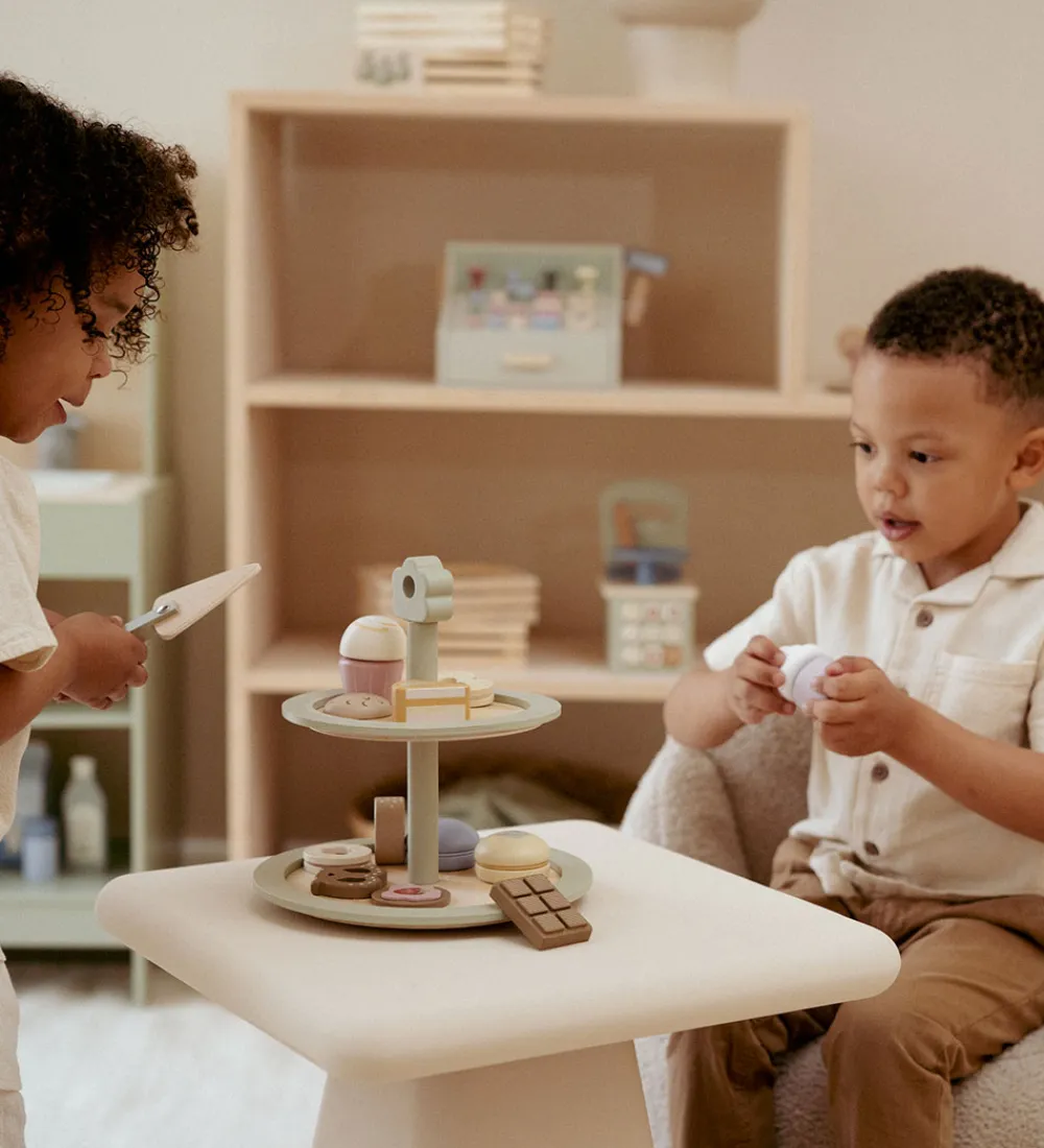 Little Dutch Trælegetøj>Kagefad - Træ - 19 Dele - Multi