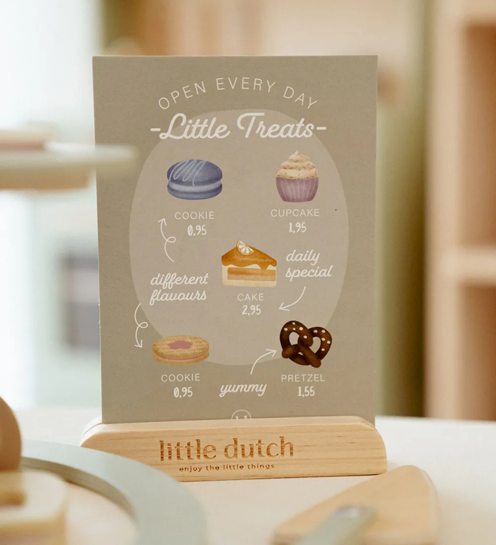 Little Dutch Trælegetøj>Kagefad - Træ - 19 Dele - Multi