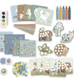 Little Dutch Kreasæt>Kreativitetsæske - 50+ Dele - Forest Friends