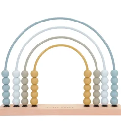 Little Dutch Trælegetøj>Kugleramme - Regnbue - Blå