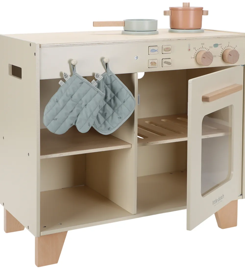 Little Dutch Rolleleg|Legekøkken Og Legemøbel>Legekøkken - Træ - Hvid