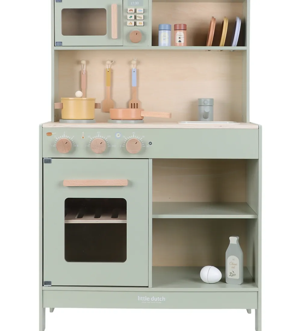 Little Dutch Rolleleg|Legekøkken Og Legemøbel>Legekøkken - Træ - Mint
