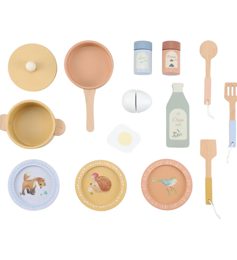 Little Dutch Rolleleg|Legekøkken Og Legemøbel>Legekøkken - Træ - Mint