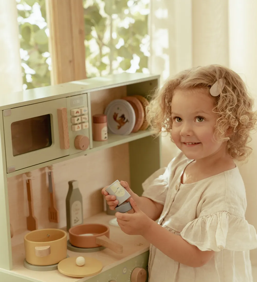 Little Dutch Rolleleg|Legekøkken Og Legemøbel>Legekøkken - Træ - Mint