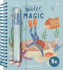 Little Dutch Malebog>Magisk Vandmalebog - Jim & Friends