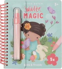 Little Dutch Malebog>Magisk Vandmalebog - Rosa & Friends
