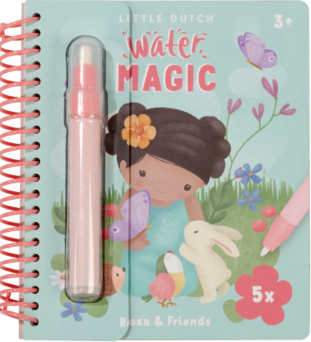 Little Dutch Malebog>Magisk Vandmalebog - Rosa & Friends