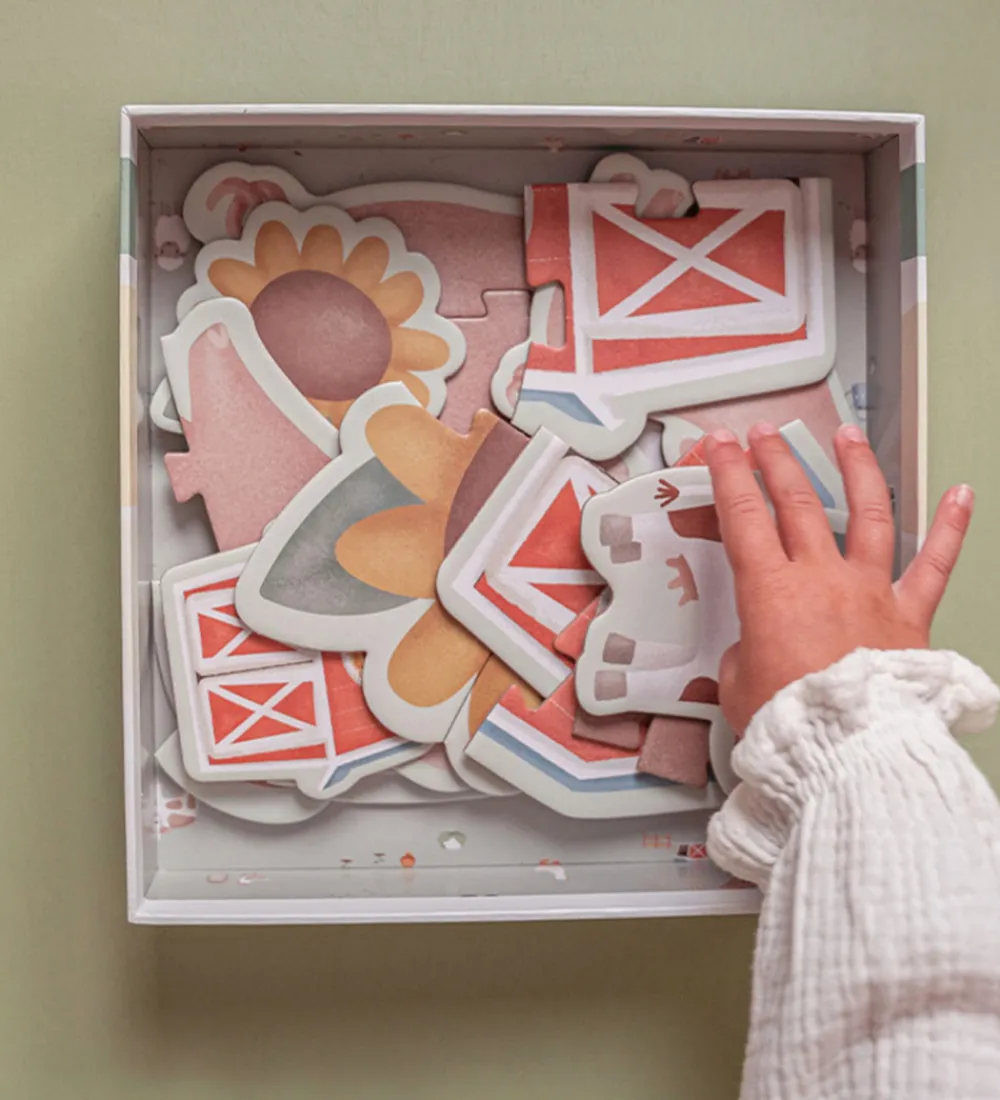 Little Dutch Puslespil>Puslespil - 6-i-1 - Little Farm