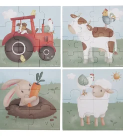 Little Dutch Puslespil>Puslespil - 4-i-1 - Little Farm