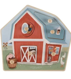 Little Dutch Puslespil>Puslespil - Træ - 6 Brikker - Little Farm