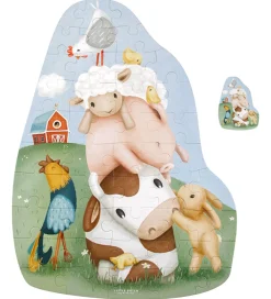 Little Dutch Puslespil>Puslespil - XL - 42 Brikker - Little Farm