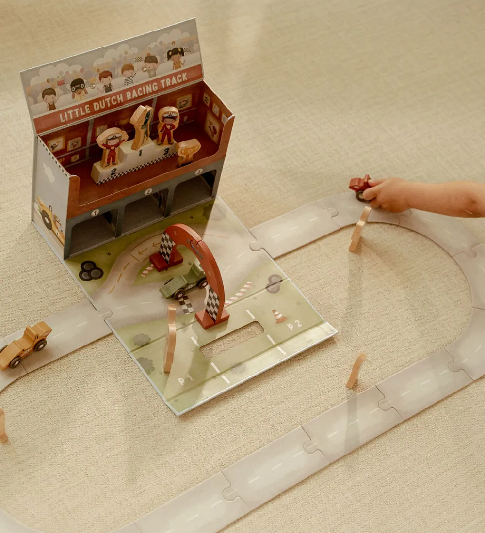 Little Dutch Trælegetøj>Racerbane - Træ - Multi