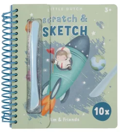 Little Dutch Malebog>Skrabebog - Jim & Friends
