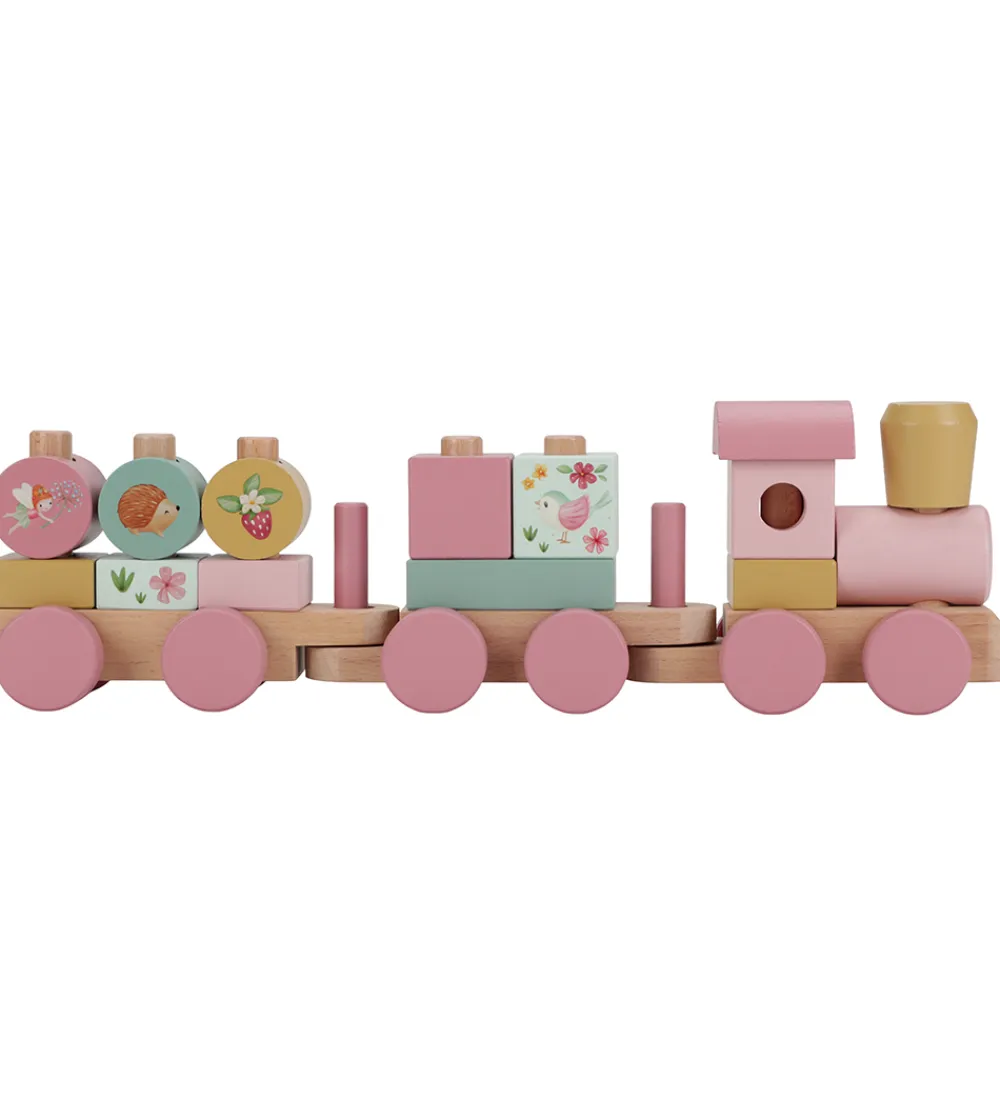 Little Dutch Stablelegetøj>Stabletog - Træ - 17 Dele - Fairy Garden