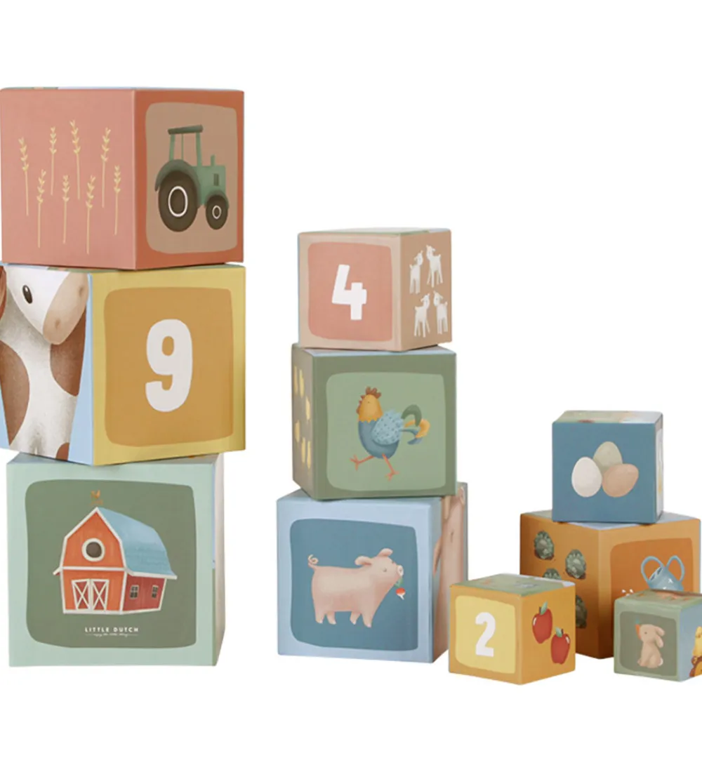 Little Dutch Stablelegetøj>Stabletårn - 10 Dele - Little Farm