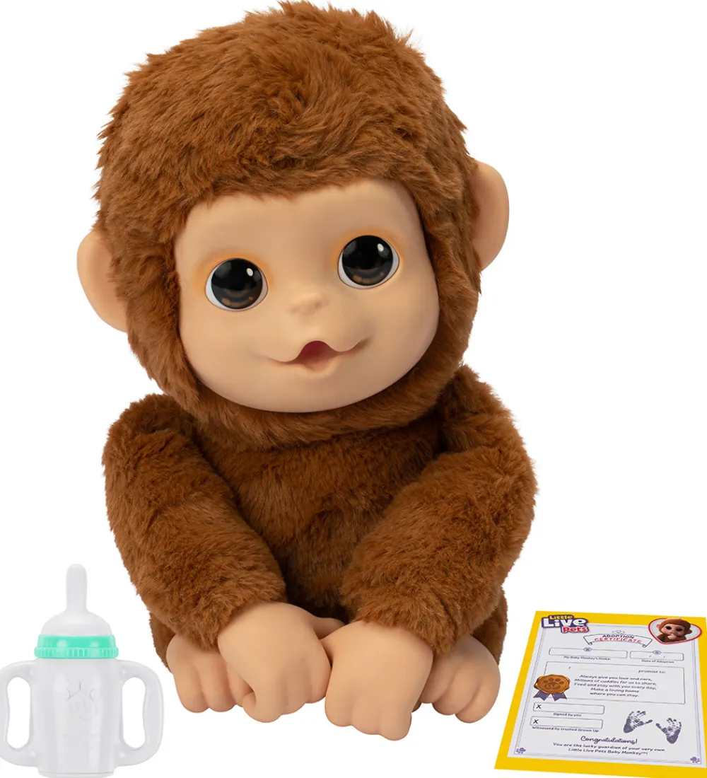 Little Live Pets Figurer>Interaktiv Bamser - My Baby Monkey - Mango