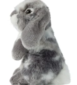 Living Nature Bamser>Bamse - 18x14 cm - Siddende Kanin - Grå