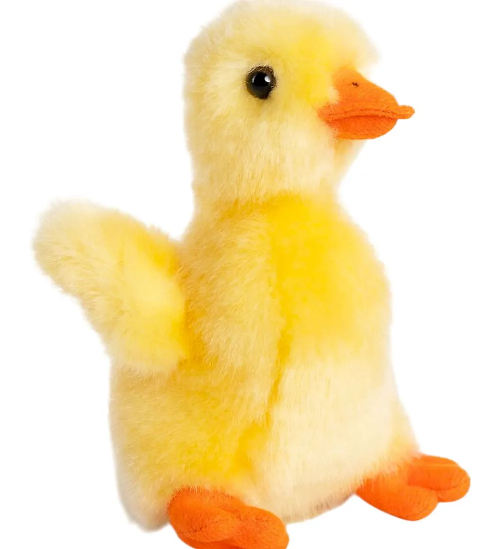 Living Nature Bamser>Bamse - 13x7 cm - Kylling - Gul