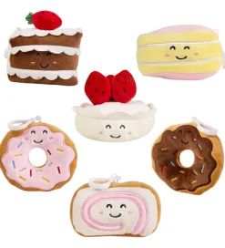 Living Nature Bamser>Taskevedhæng - Dessert - Clip-on - Assort.